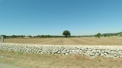 paisaje rural en el camino a alberobello