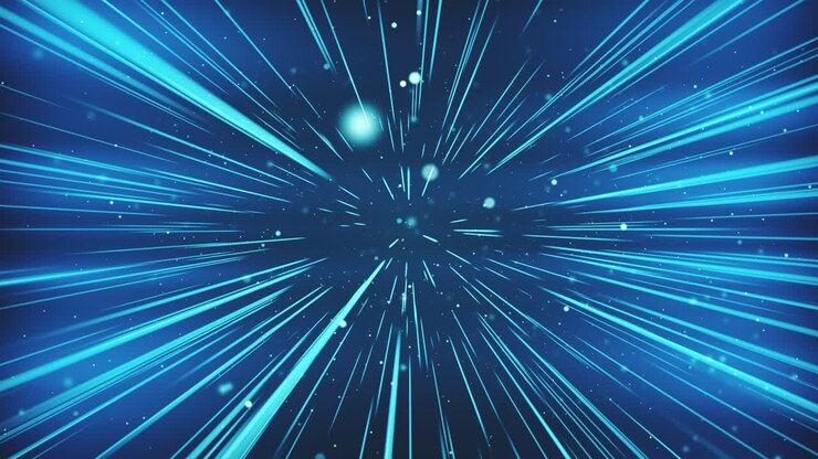 Hyperspace Travel Abstract Background
