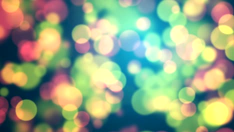 las luces bokeh brillantes.