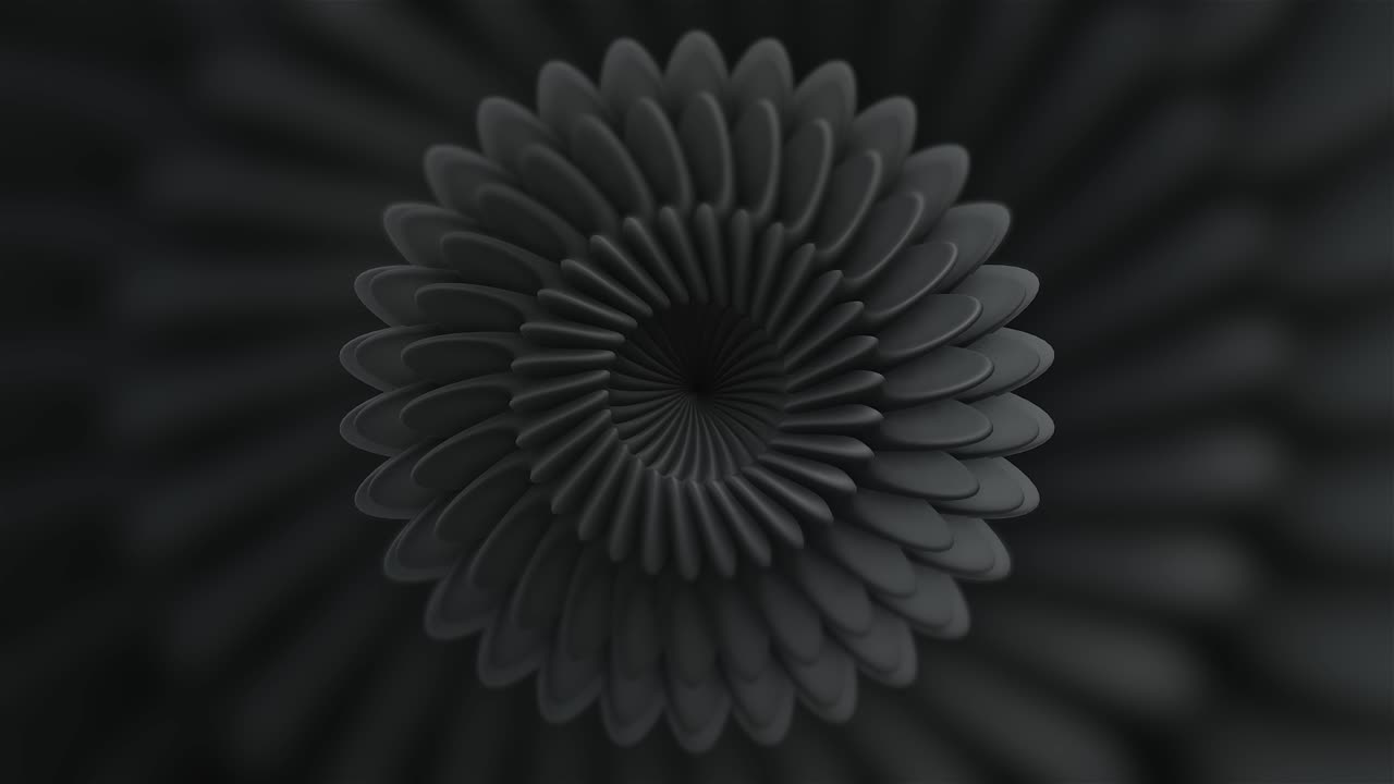 diseño de espiral negra abstracto