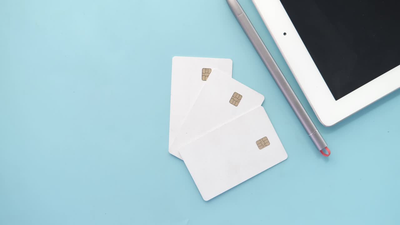 Credit Cards and Tablet