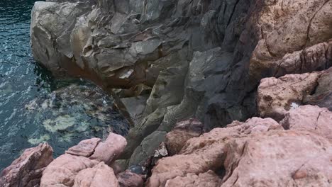 rocky coastline with water