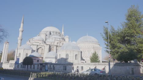 exterior view of a mosque in istanbul