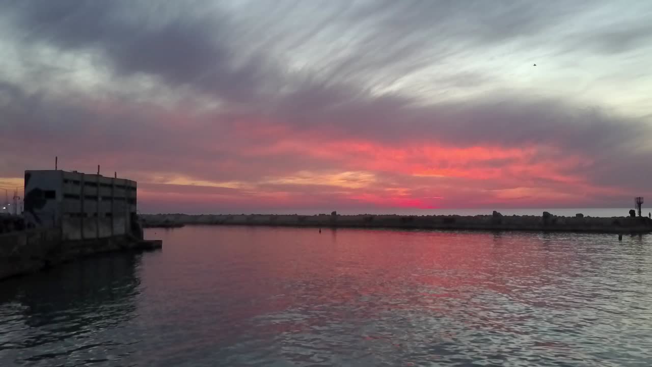 Sunset over the Harbor