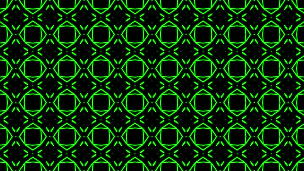 rayas abstractas efecto caleidoscopio. ondas líquidas verdes fondo de movimiento abstracto corporativo. bucle sin costuras. formas de movimiento contorno borde. rayas de onda. animación de video vj, 4k