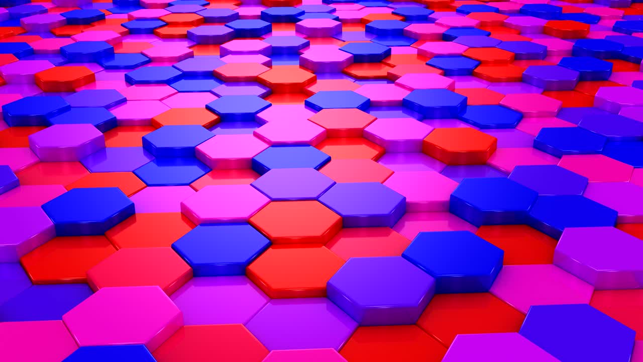 los panales de miel animados cambian de color