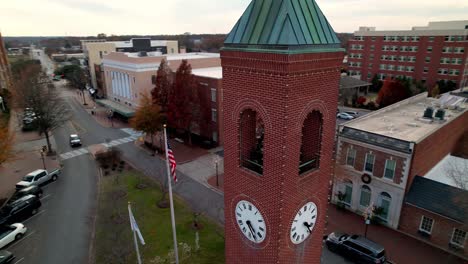 spartanburg-sc,-south-carolina-clock-tower-orbit-aerial