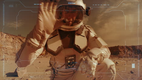 astronauta en marte