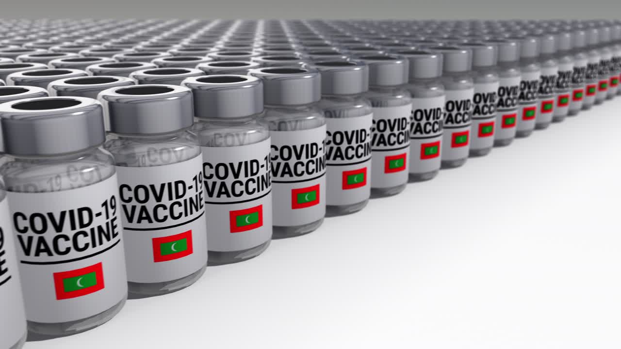 Covid-19 Vaccine Bottles Maldives