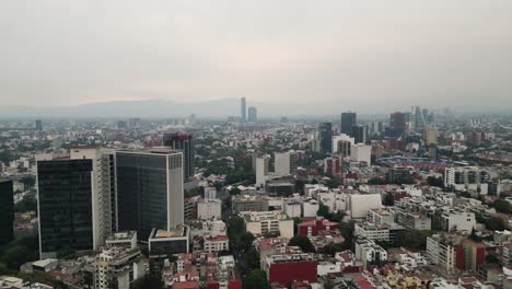 aerial view of southern area, mexico city