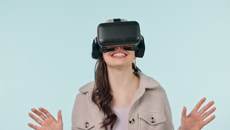 sonrisa, gafas de realidad virtual