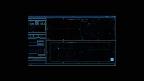 Pantalla-De-Interfaz-Hud-Que-Muestra-Datos-Futuristas-Con-Mapas-Geográficos-Y-Símbolos