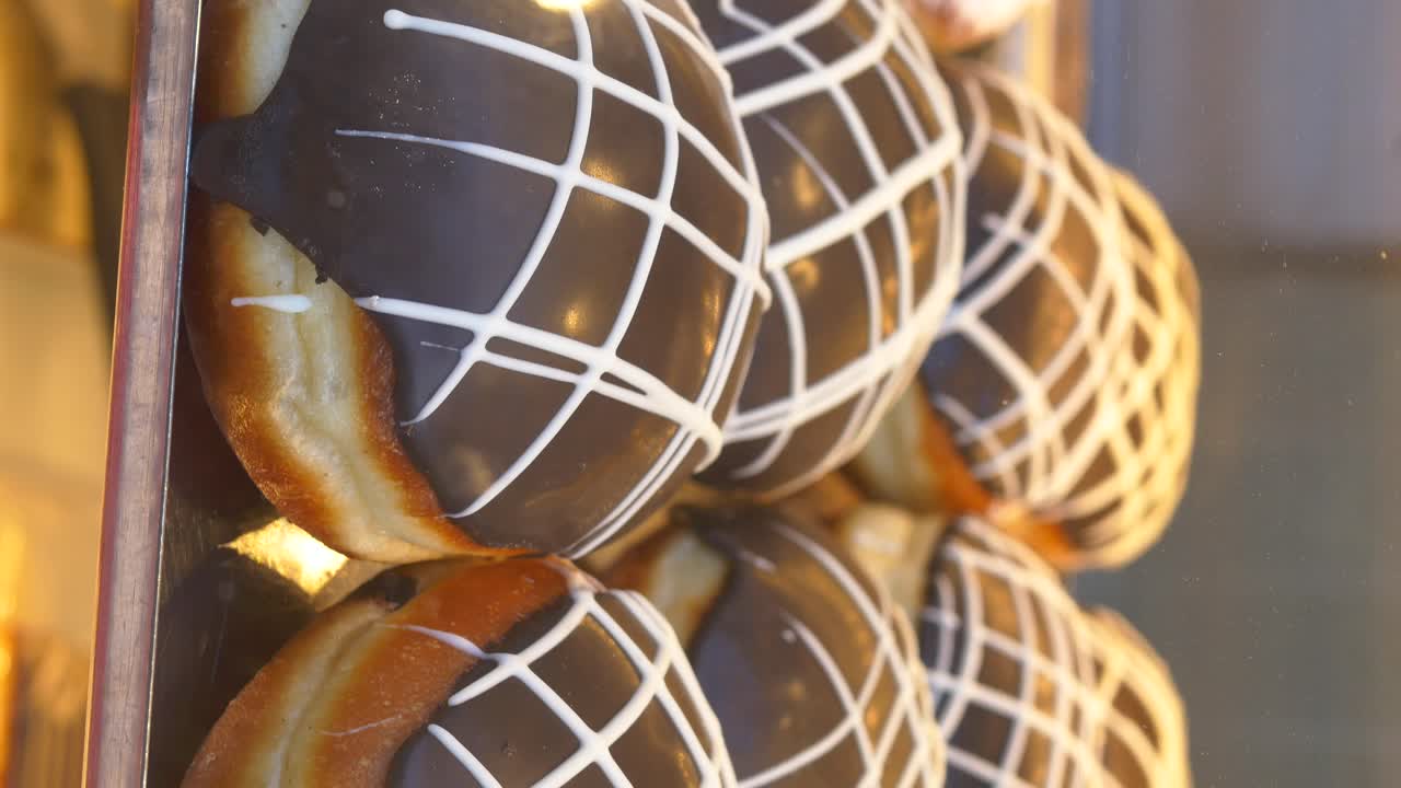 deliciosas donas de chocolate