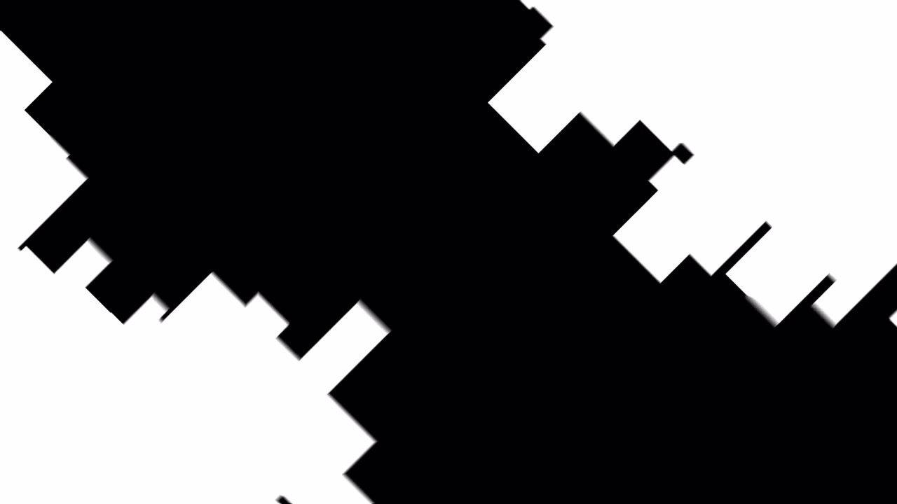Transizione a scorrimento geometrica dinamica in bianco e nero