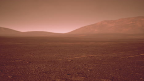 red planet mars like landscape