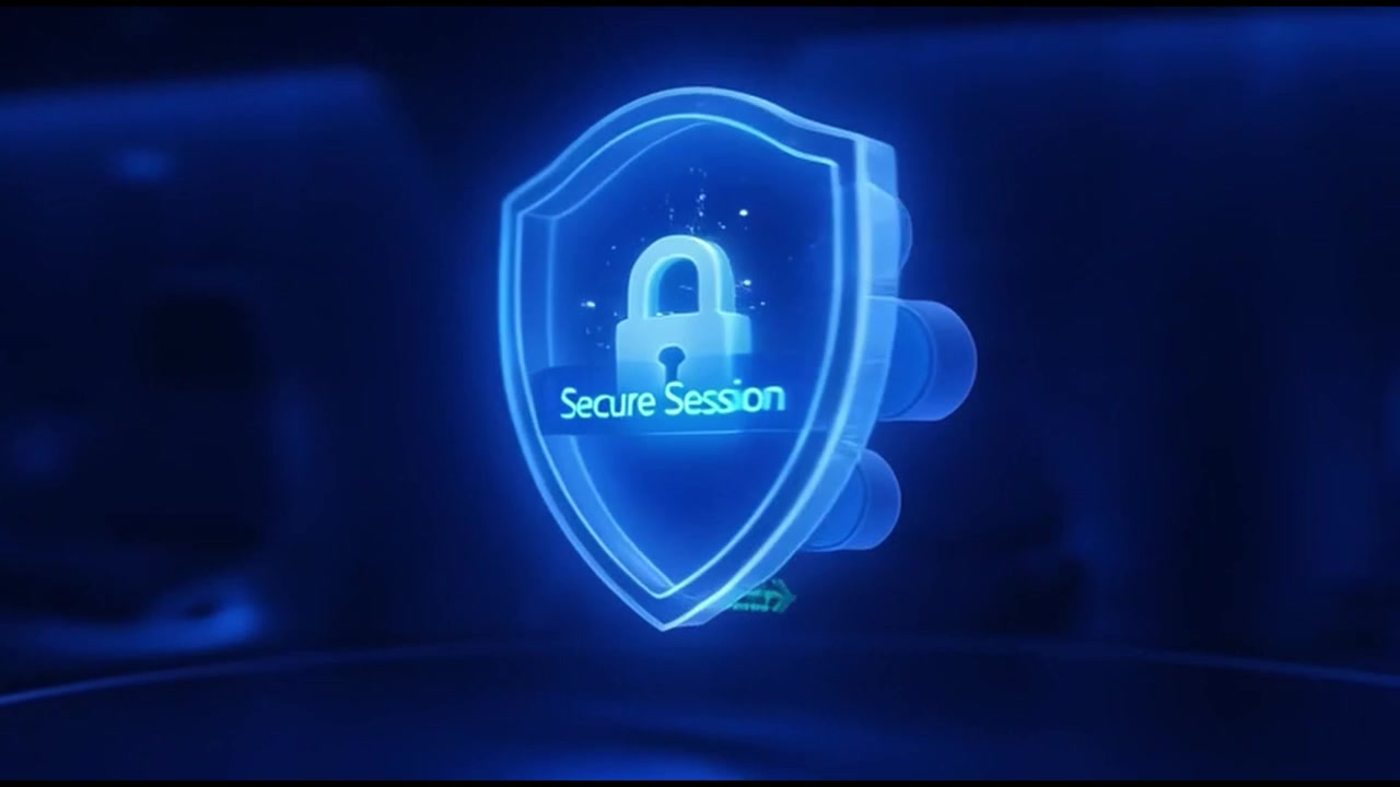 Digital Wallet Authentication and Secure Payment Process Animation