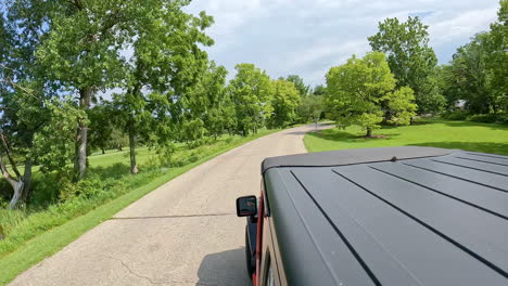 scenic jeep road trip