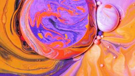 abstract paint swirls