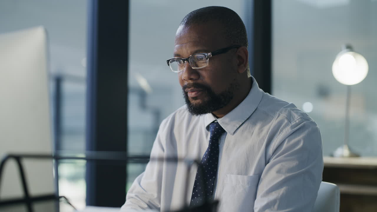 Businessman in Office