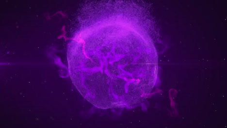 Animation-of-purple-smoke