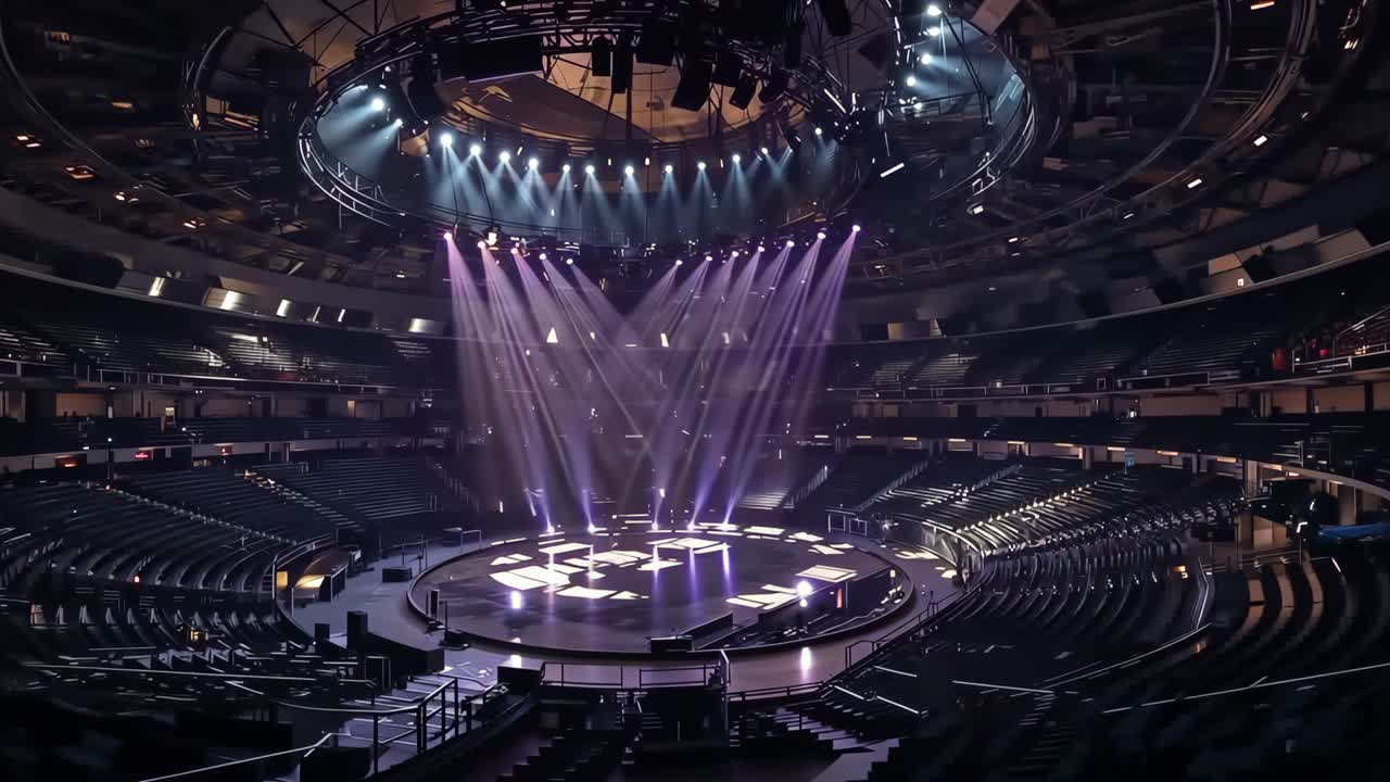 Arena Stage with Lights
