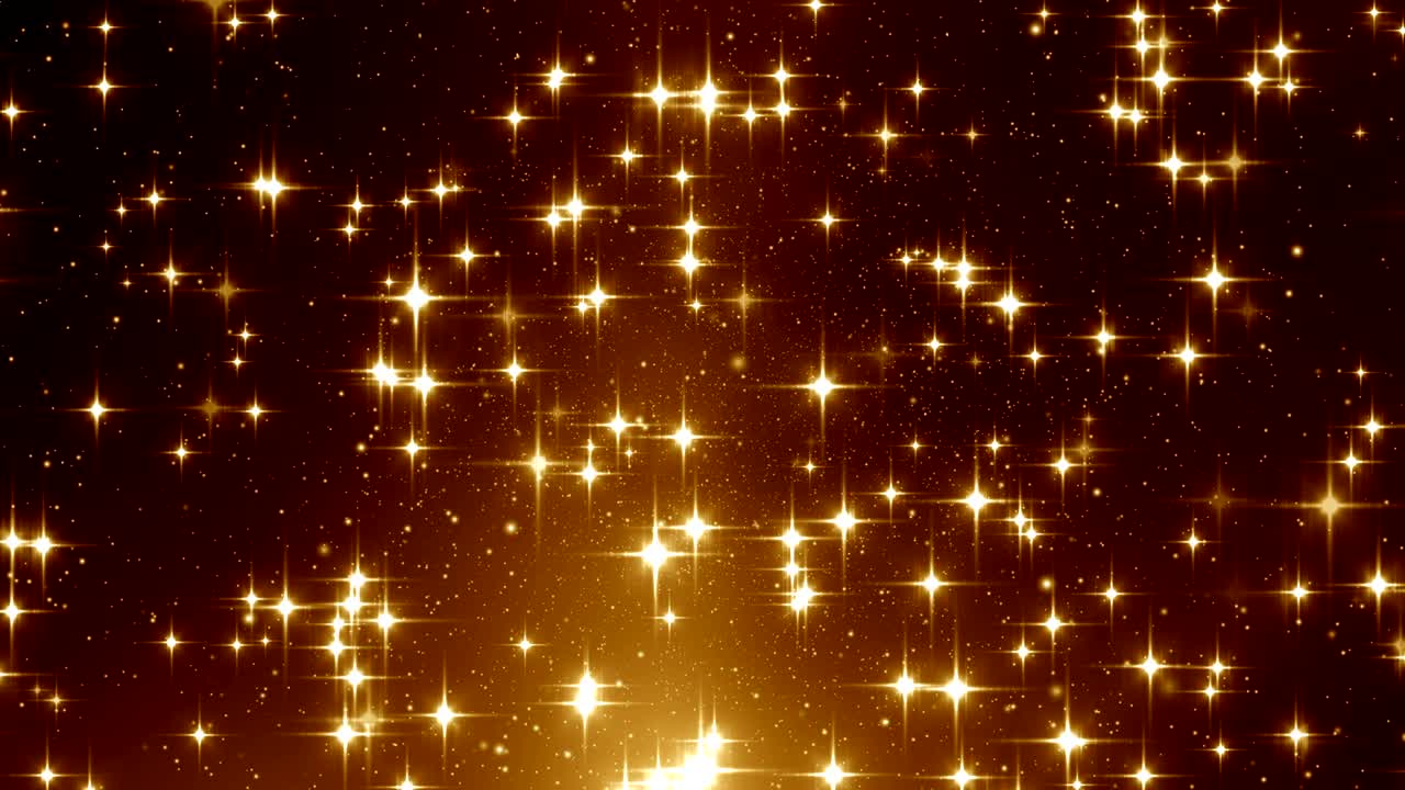 bucle de fondo de partículas de estrellas brillantes