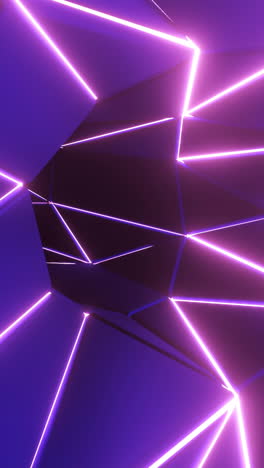 abstract purple neon geometric background