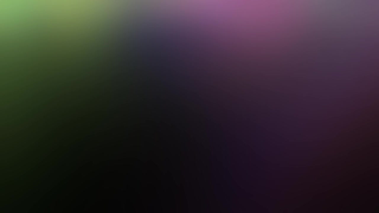 Abstract Dark Background with Shifting Green and Purple Gradient