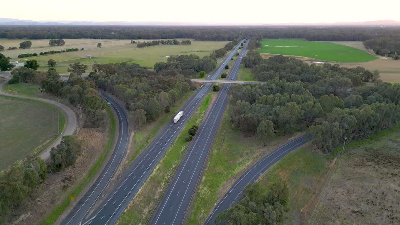 The main highway between Melbourne and Sydney in Australia.