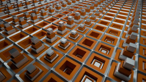 patrón geométrico abstracto de cubos apilados