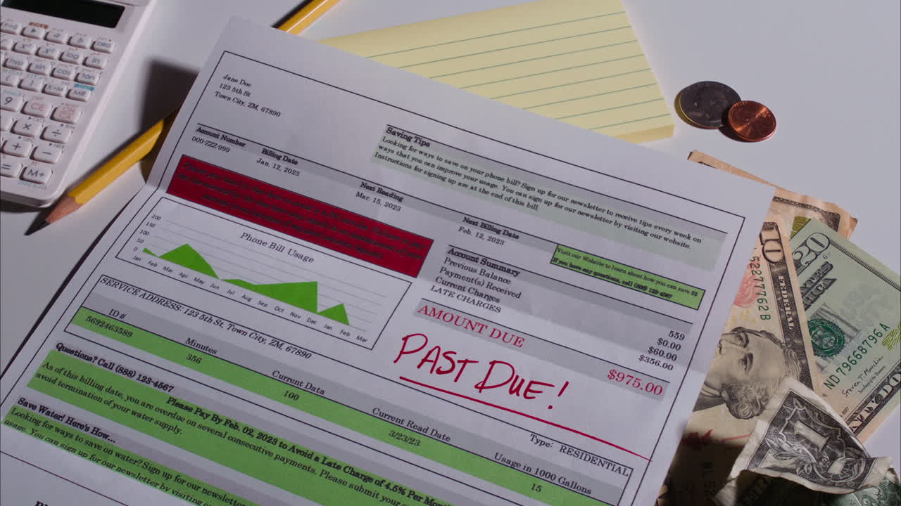 la factura telefónica vencida cae en picado.