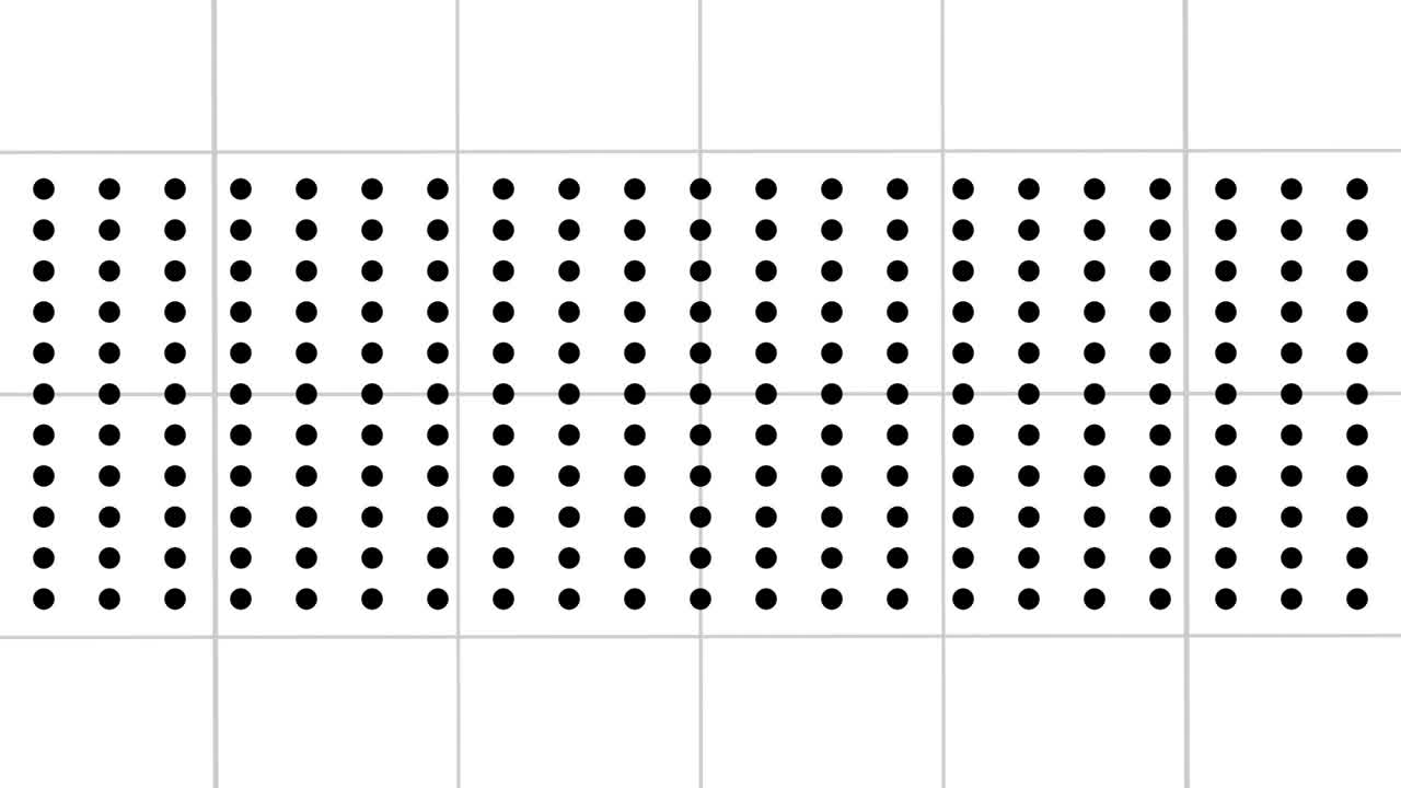 анимация черно-белых абстрактных узоров