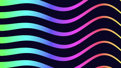 contrasting zigzag wave pattern enhanced with vibrant colors