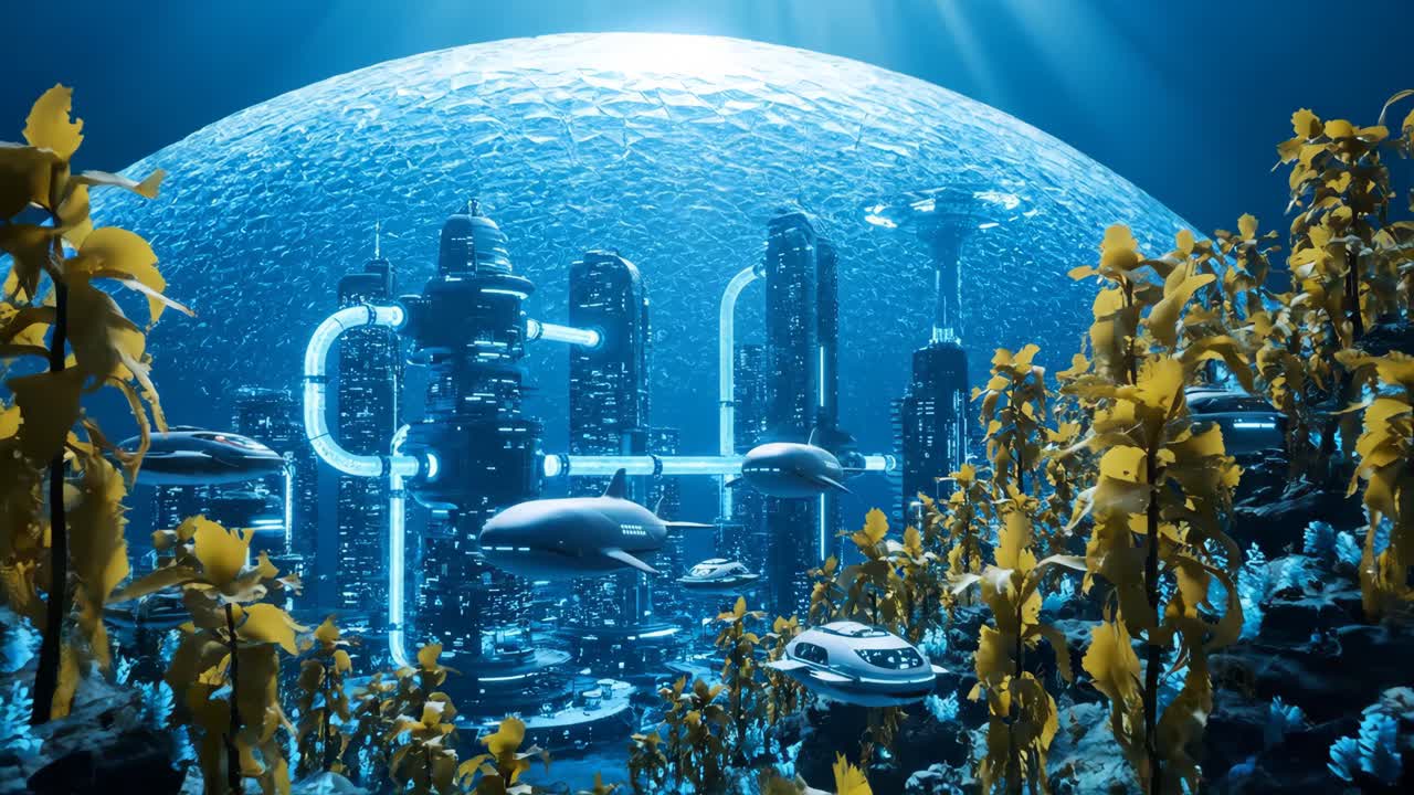Futuristic Underwater City