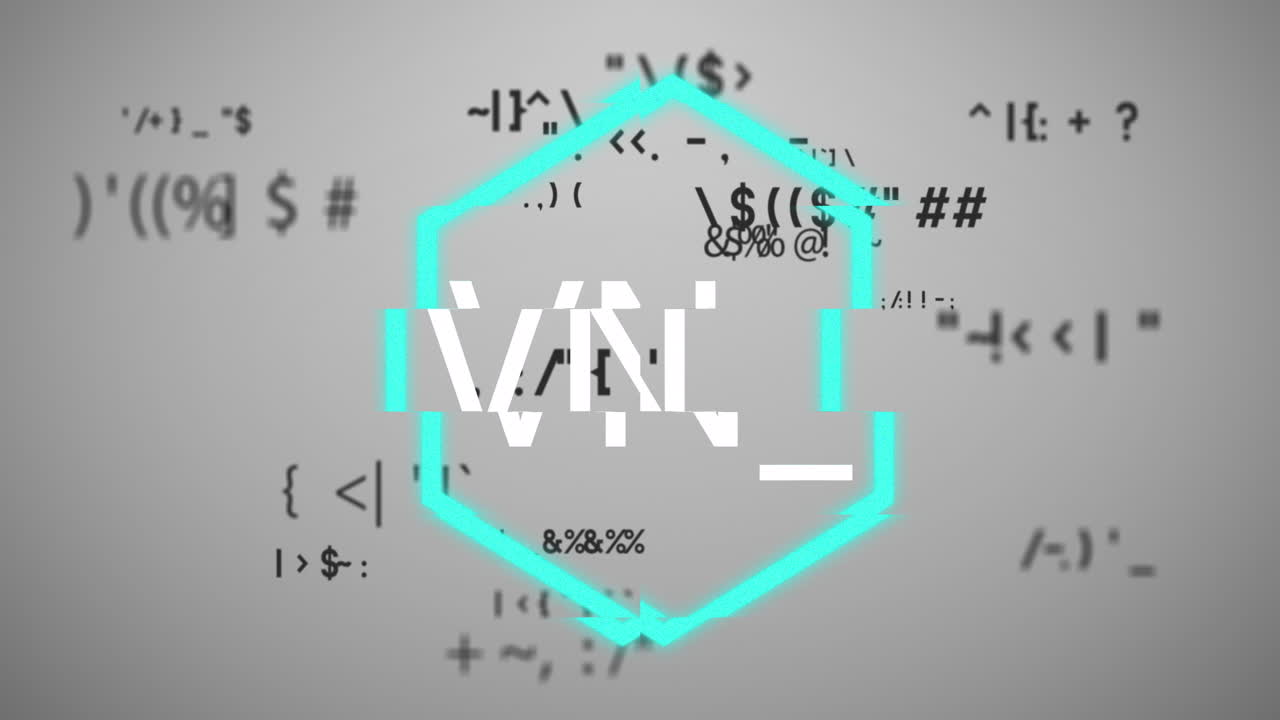 백색 배경의 데이터 처리에 대한 nft 텍스트의 애니메이션