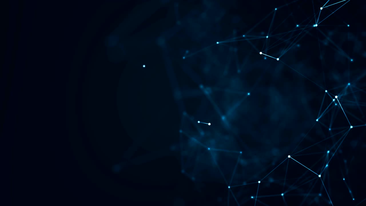 Technology Network Background.