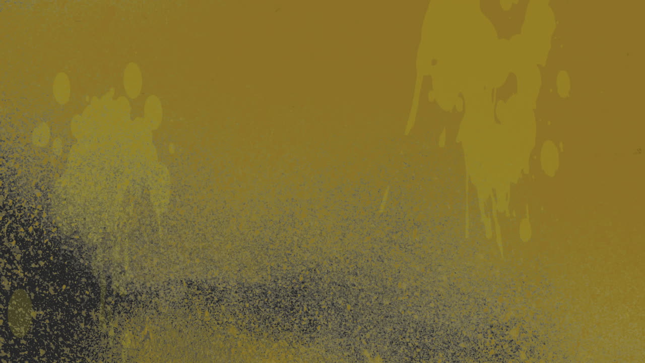textura grunge oscura con salpicaduras amarillas y efecto de ruido