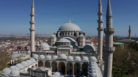 fatih camii histórico, estambul, imágenes de aviones no tripulados