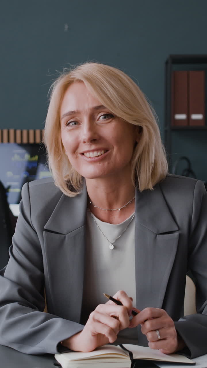 Businesswoman Giving Presentation