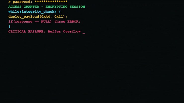Computer Terminal Displaying System Error and Kernel Panic Sequence