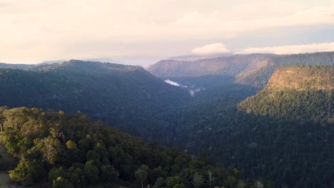 Lamington-national-park-Queensland-hills-aerial--Austarlia