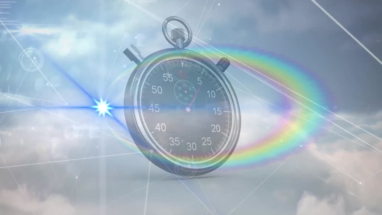 타이머를 통해 연결 네트워크의 애니메이션