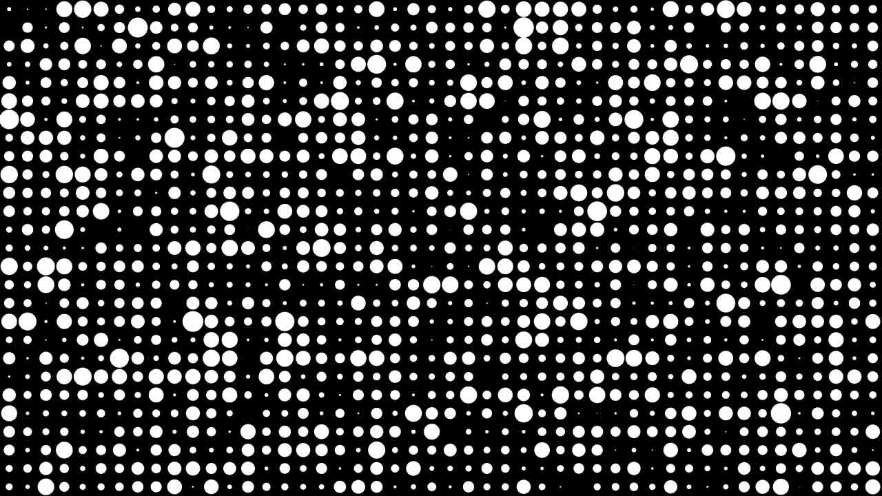 Halftone dots motion background, Dot cartoonist background, Halftone comic dot animation. 4K