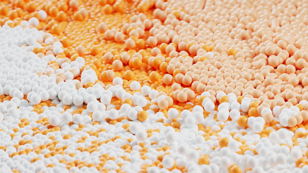 밀도 공, 추상적인 기하학적 배경, 3d 렌더링