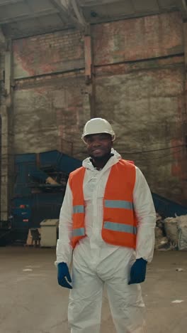 worker in industrial facility