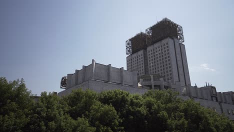 kurchatov institute building in moscow