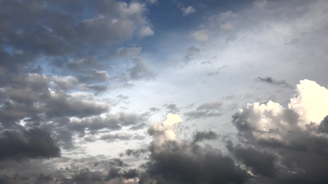 Time Lapse of Stormy Clouds Moving Across the Sky