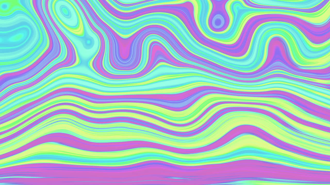 animación de formas sobre un fondo de colores en movimiento