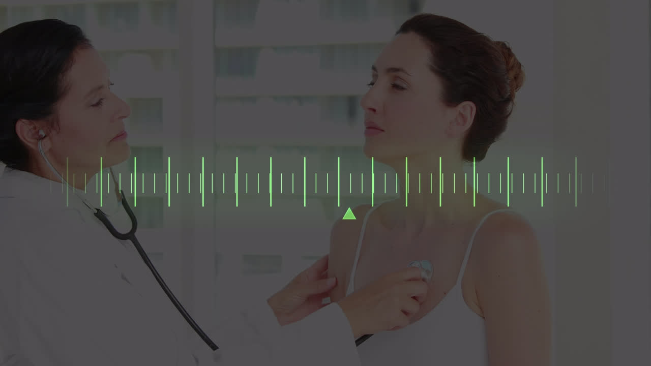 다양한 의사 및 환자 배경에 대한 데이터 처리의 애니메이션