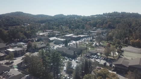 Luftblasen-Von-Rock-North-Carolina-Im-Herbst